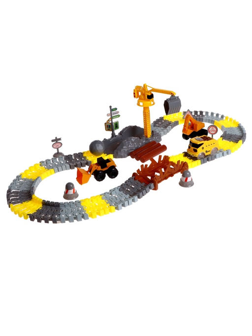 Автотрек «Стройка», гибкий, 115 деталей