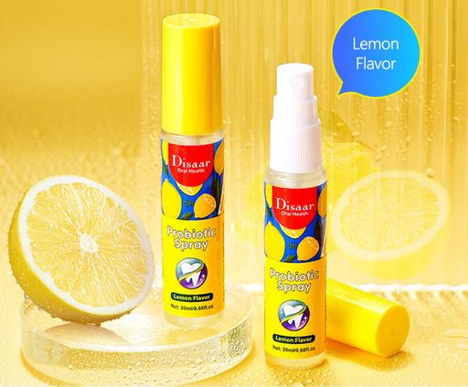 Освежающий лимонный спрей для полости рта 20ml - Disaar фото 2