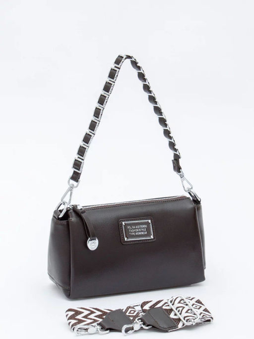 Сумка 0847CH coffee Polina&Eiterou