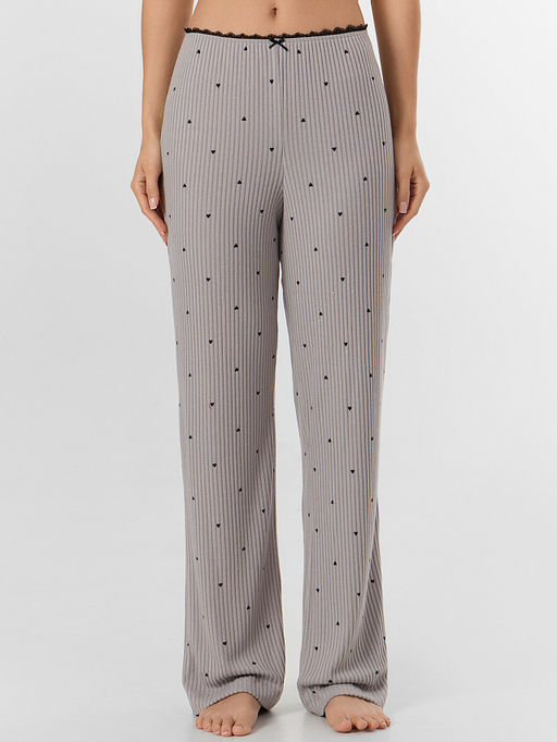 Комплект домашний женский серый с сердечками - Mark formelle фото 7