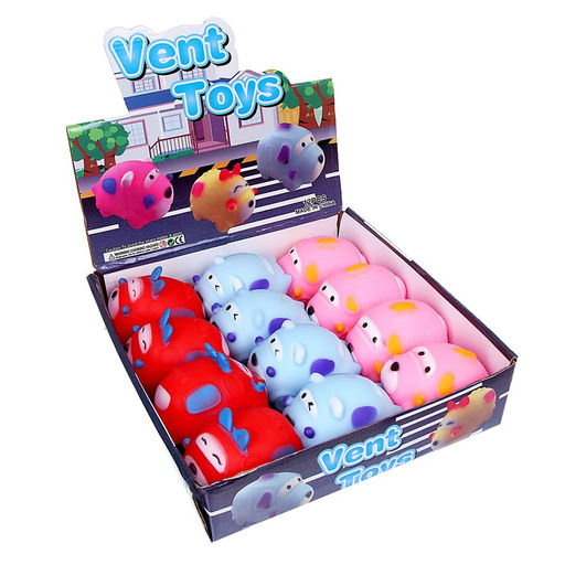 Мялка «Машинка» с пастой, цвета МИКС