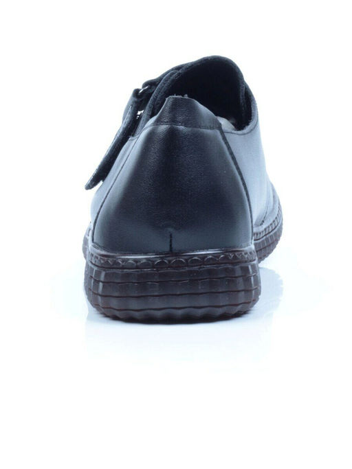 5909 BLACK Полуботинки женские (натуральная кожа)