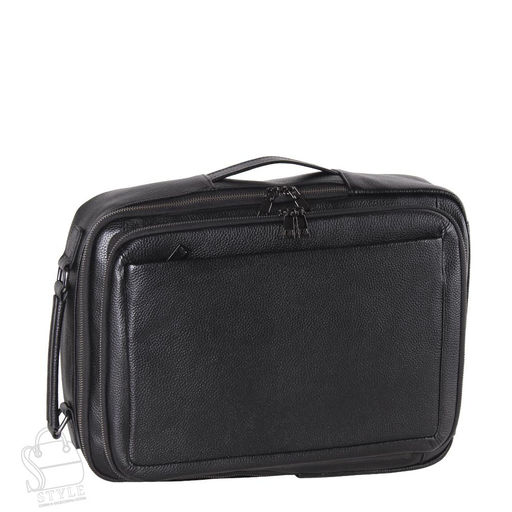 Рюкзак мужской кожаный 131419-149H black Heanbag