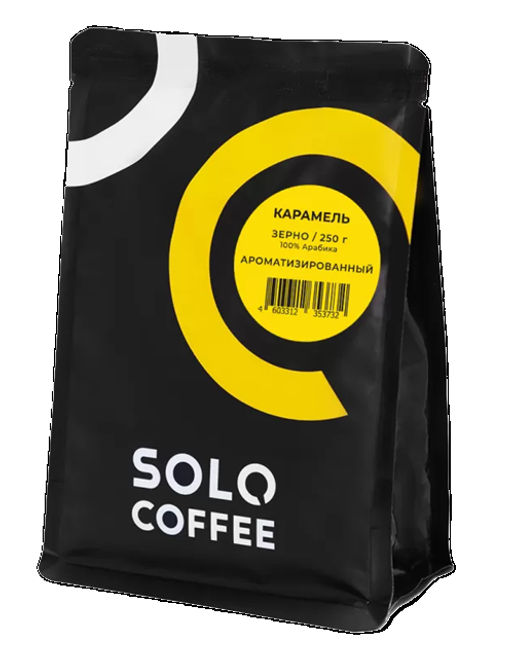 Кофе в зернах Solo Coffee Карамель (100% арабика), свежеобжаренный  фото 5