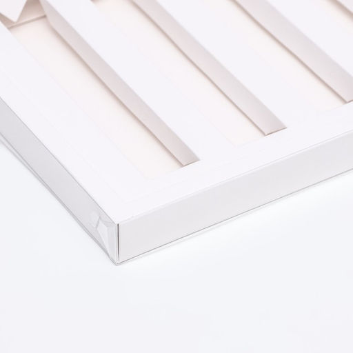 Коробка кондитерская складная для 5 мини - батончиков, белая, 27.5×20×2.3 см