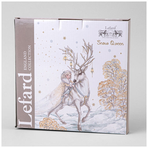 ТАРЕЛКА ОБЕДЕННАЯ LEFARD СНЕЖНАЯ КОРОЛЕВА 25,5 СМ  фото 2