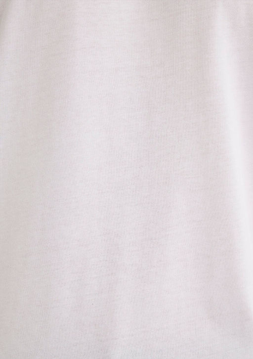 Beyaz Basic Tisort - Mavi фото 7