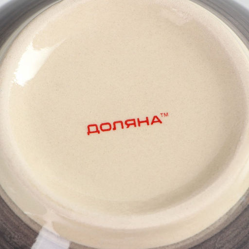 Салатник керамический Доляна Морской мир, 800 мл, d=14 см, цвет коричневый  фото 4