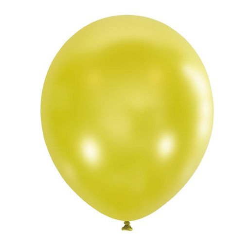 Шары латексные 9", ассорти, металлик и перламутр, набор 10 шт.