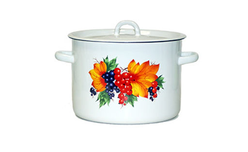 ЭМ_Кастрюля 4,5л ДЕКОР без обода арт 1615/4, 01-1615/4, 01-1615Н/4 Магнитогорск