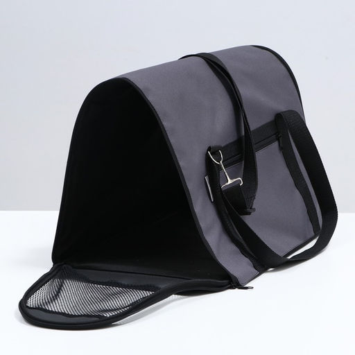 Сумка - переноска для животных, размер M, 43 х 27 х 30 см, серая - Simaland фото 4