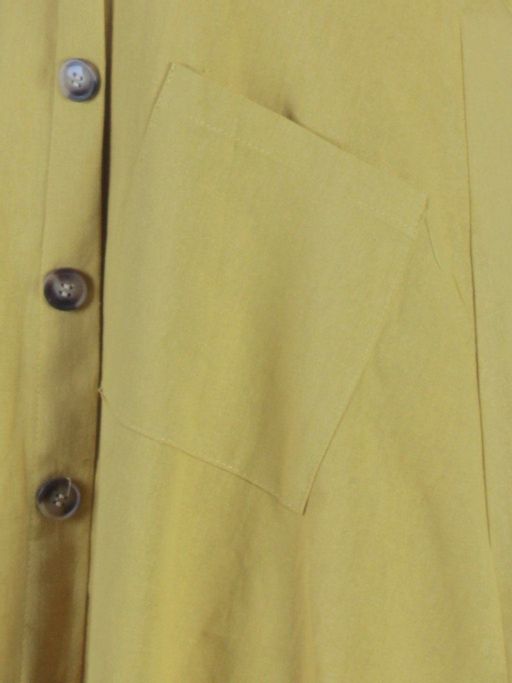 823 YELLOW Платье хлопковое летнее Fashion