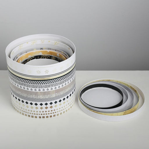 Набор подарочных коробок 5 в 1 Изморозь, 13 1419.5 22 см 3580137 - Дарите счастье фото 4