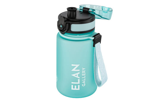 Бутылка для воды 350 мл 6,8*6,8*17 см "Style Matte" аквамарин