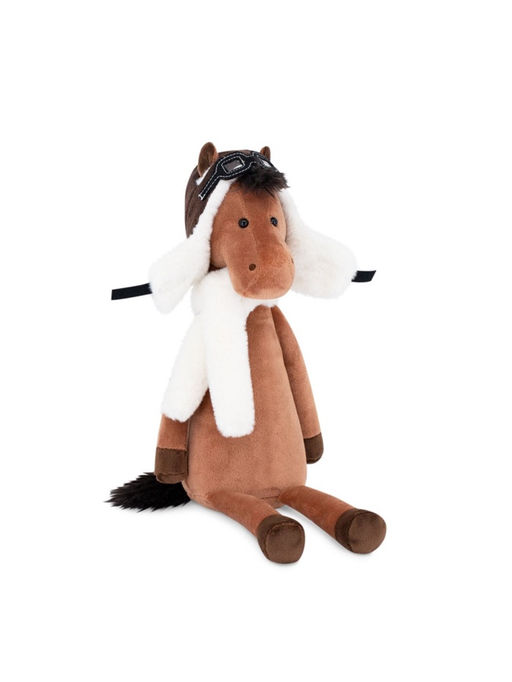 Мягкая игрушка Конь Авиатор, 25 см