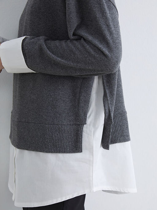 Soft Touch Oversize Kad?n Sweatshirt Tunik