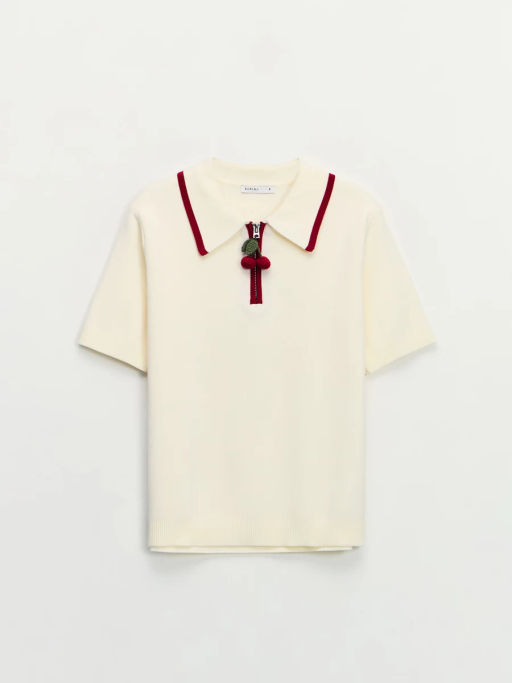 Джемпер из вискозы с брошью / Zarina