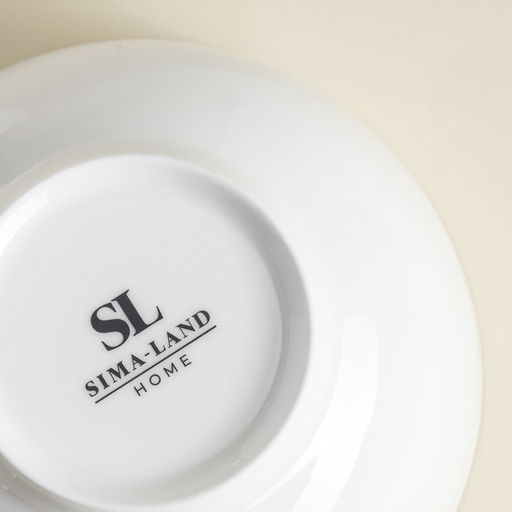 Салатники SL Home «Каскарон», 900 мл, d=16 см, набор 2 шт., костяной фарфор, белые