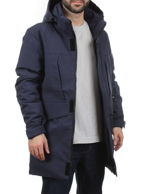 2182 DK. BLUE Куртка мужская зимняя облегченная (130 гр. холлофайбер)