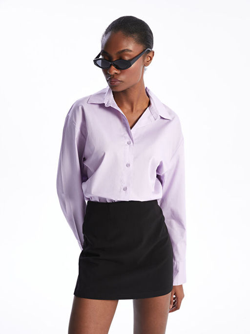 Oversize Poplin Kad?n G?mlek