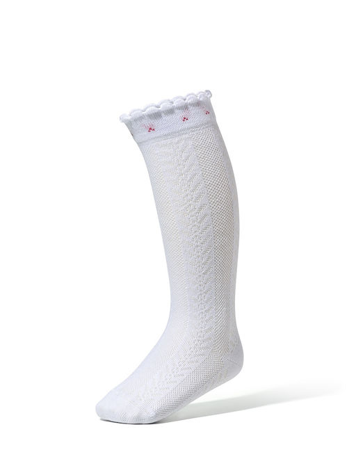 OMSAkids Gambaletto 32A01 ажур с рис на резинке - bianco