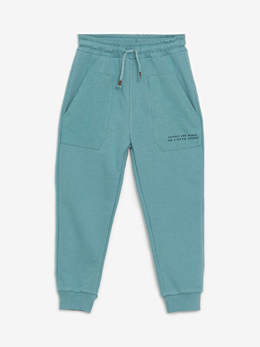 Beli Lastikli Bask?l? Erkek Bebek Jogger E?ofman Alt?
