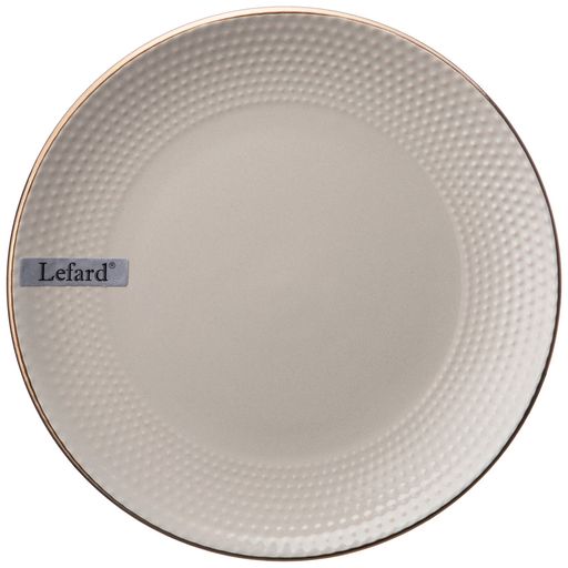 ТАРЕЛКА ДЕСЕРТНАЯ 19,5 СМ КОЛЛЕКЦИЯ НОСТАЛЬЖИ ЦВЕТ:ДЫМЧАТЫЙ - Lefard фото 3