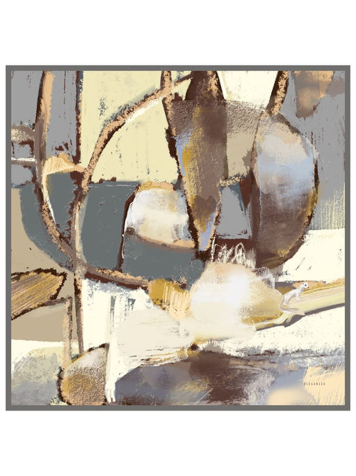 Платок жен. шерсть+каш 90х90 S42-8527-17