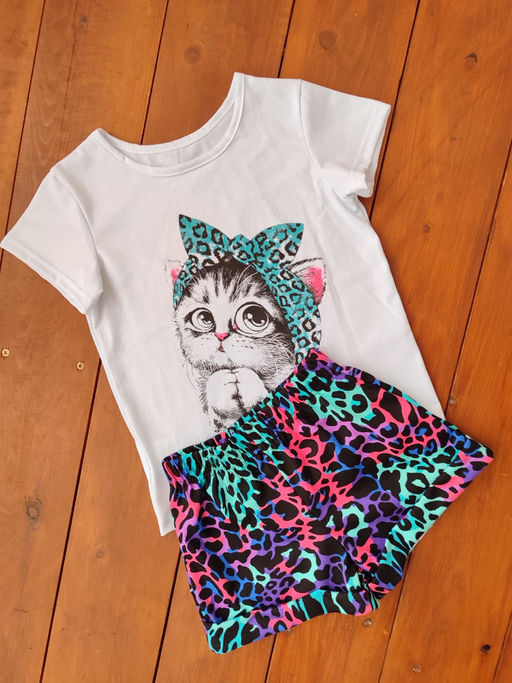 Костюм Кошка в косынке 33068 розовый