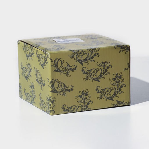 Сахарница «Букет», 200 мл, 10×11 см, с ложкой, крышкой, металл, золотистая