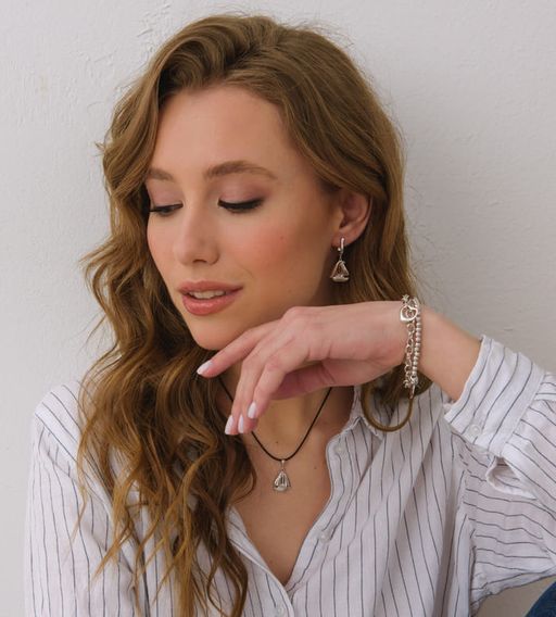 Подвеска с эмалью - Серебряные крылья фото 2