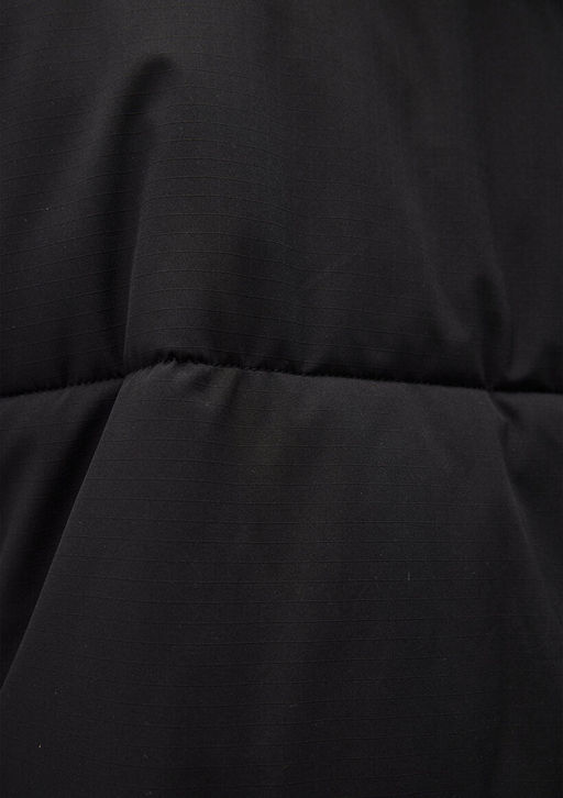 Kapusonlu Siyah Sisme Mont - Mavi фото 8