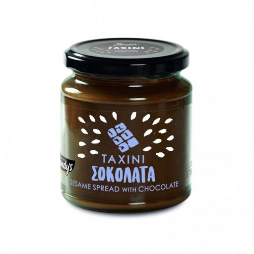 Тахини (кунжутная паста) с шоколадом, Греция, стекл.банка, 300г - Kandylas фото 3