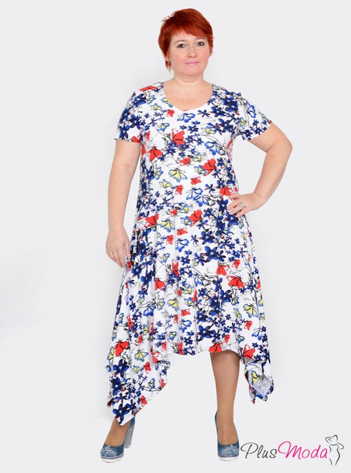Платье Модель №37 размеры 52-72 - Plusmoda фото 2