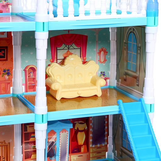 Дом для кукол «Зимний дворец» с куклой, питомцами и аксессуарами