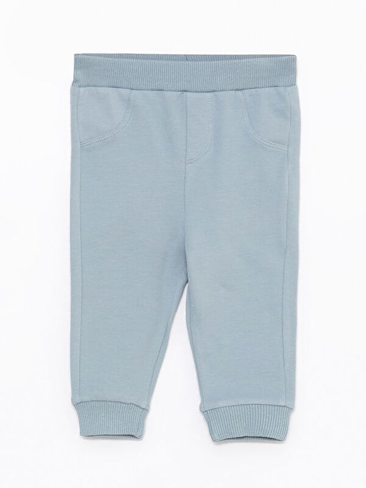 Bisiklet Yaka Uzun Kollu Nak?? Detayl? Erkek Bebek Sweatshirt ve Pantolon 2li Tak?m - Waikiki фото 3