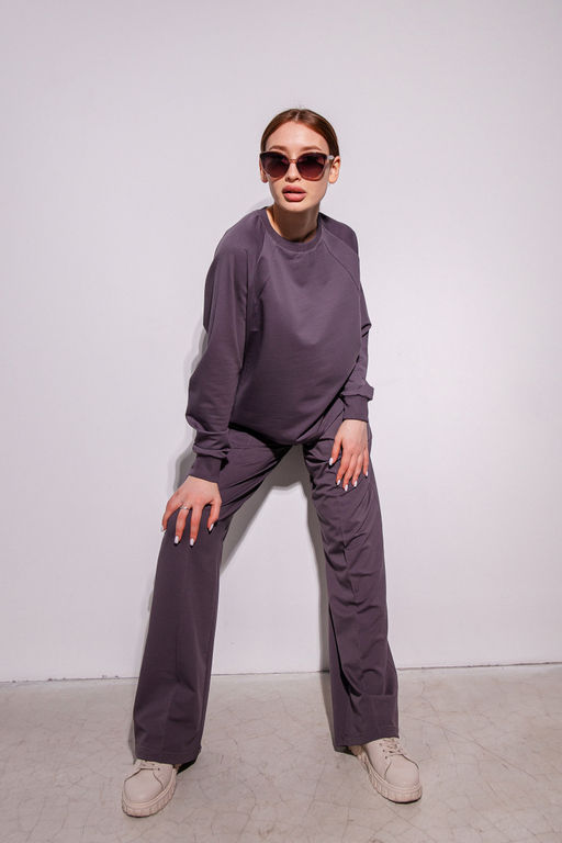 Комплект(костюм) с брюками палаццо Футер 2-х нитка - Relay фото 106