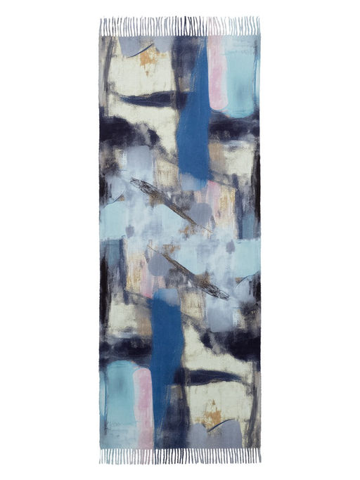 Палантин жен. виск+шерсть 70х195 LG33-600-11