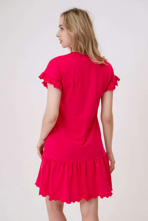 Платье женское из кулирки Чейси 2 малиновый