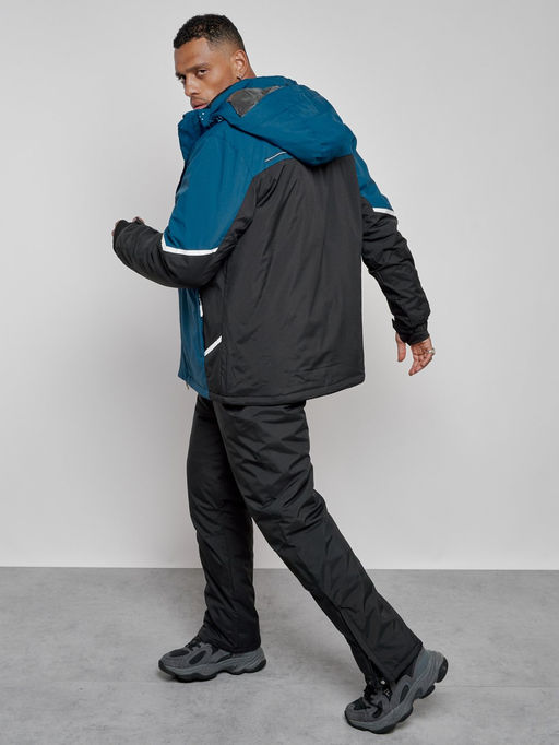 Горнолыжный костюм мужской зимний синего цвета 6319S - Leifensh фото 20