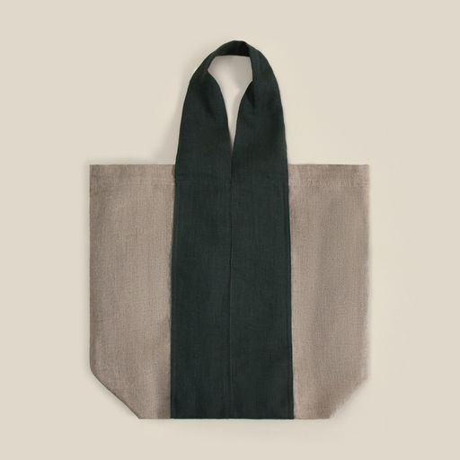 Сумка шоппер с ручками SL HOME Linen shopper, 50?50 см, 100% лён, 200 г/м2