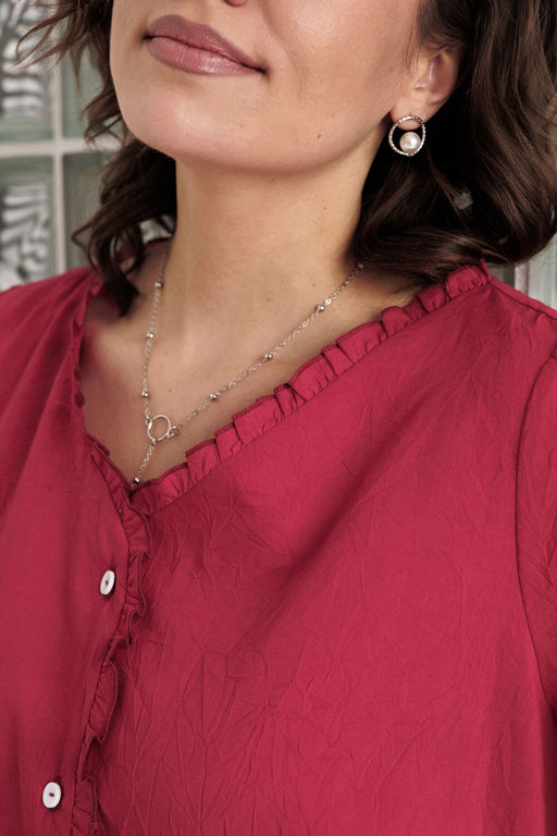 Блуза BegiModa 4160 рубин  фото 3