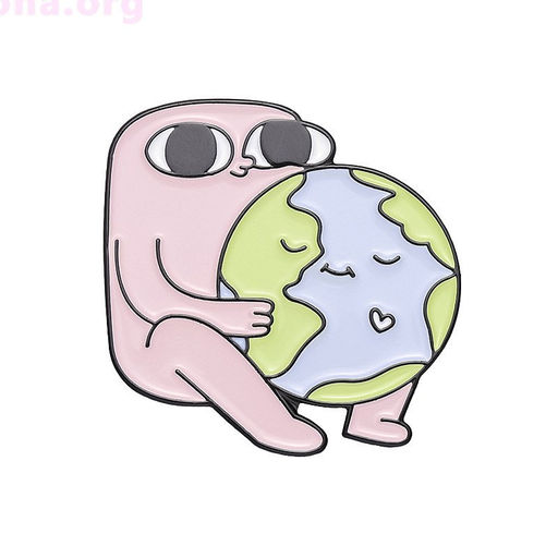 Брошь-значок The world is in my hands