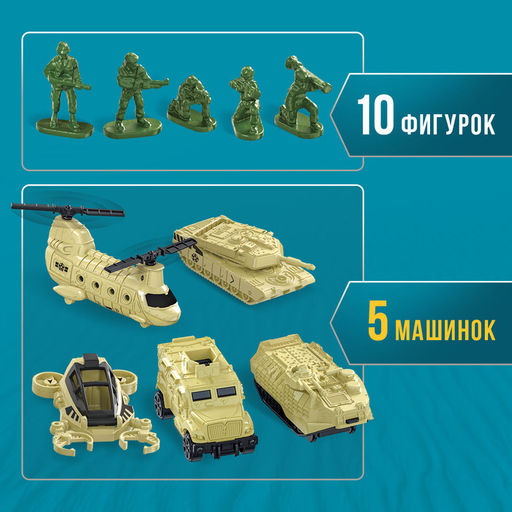 Парковка Военная субмарина, с 5 машинками - АвтоГрад фото 4