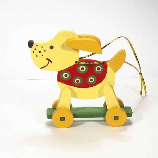 Елочные игрушки - Дворняжка желтая 270-1 - Idh фото 2