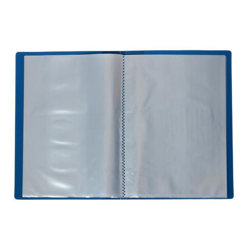 Набор папок А5, 20 вкладышей, Calligrata, карман на корешке, синие, 3 штуки  фото 3