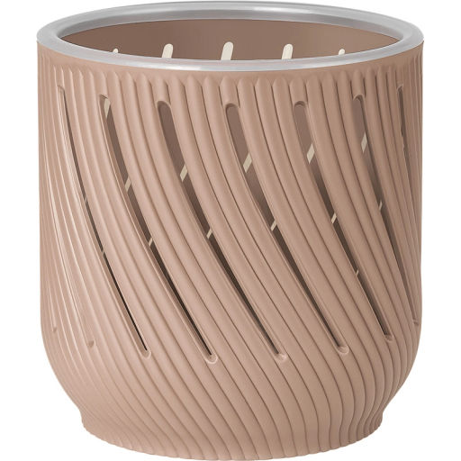 Кашпо для цветов пластиковое 3,1л d-16,8см "Fleurs" Фраппе