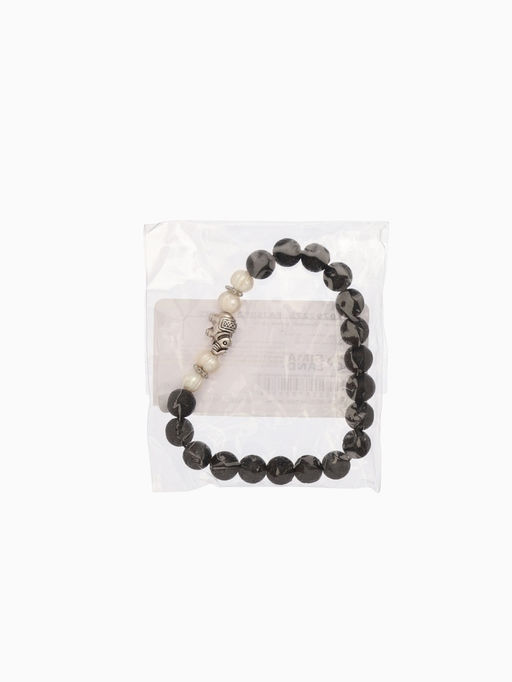 Браслет «Слоник», длина 18 см, жемчуг, лава