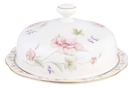 Блинница 23,5*23,5*12,5 см Диана + крышка, фарфор, NEW BONE CHINA - Elan gallery фото 9