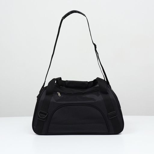 Сумка-переноска сетчатая, 48 х 26 х 31 см, черная - Пижон фото 2